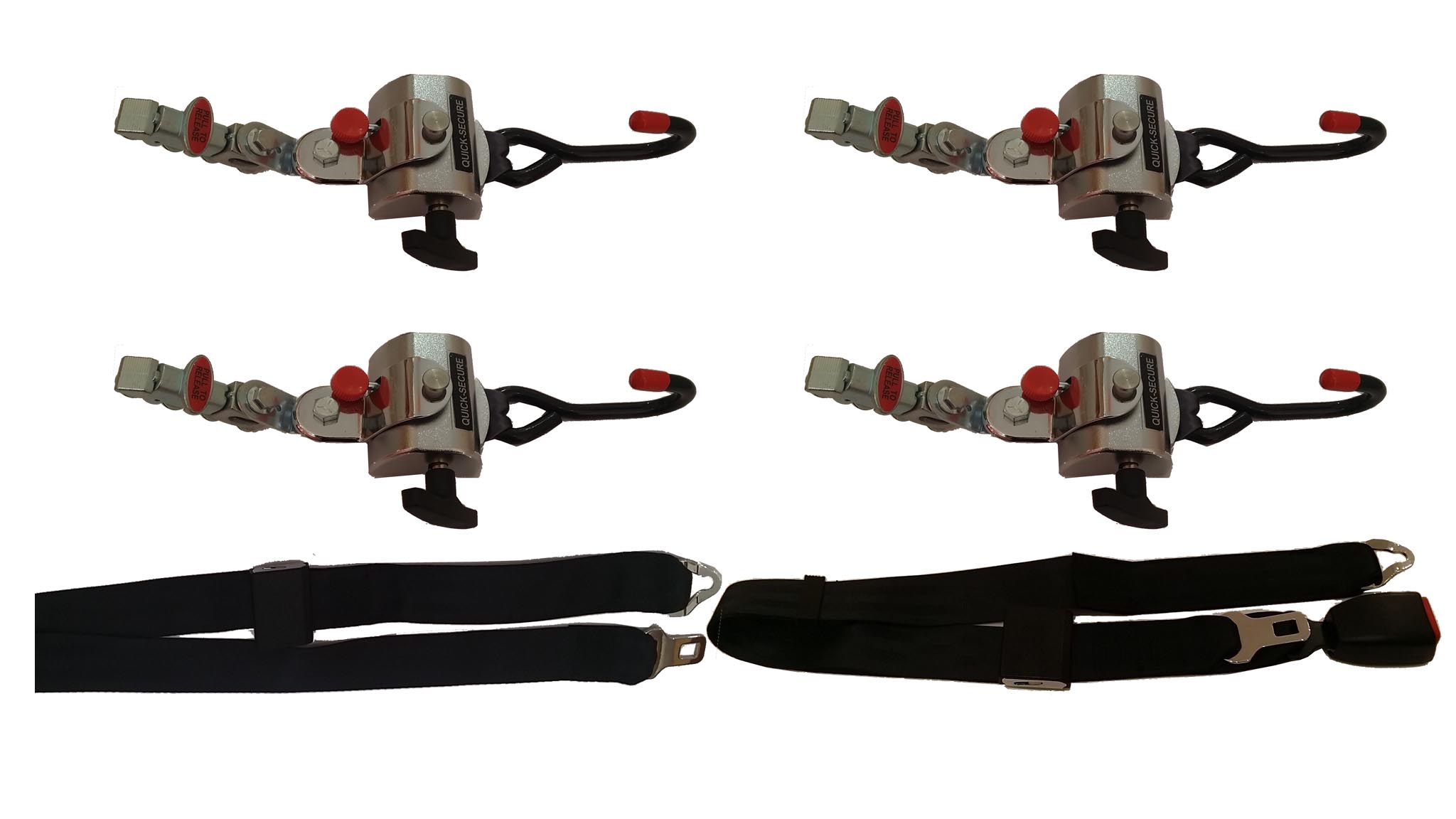 Wheelchair Tie Down Set - 1001