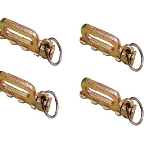 Quattro-Stud L-Track Fittings with Round Ring, 6-Pack - 3008