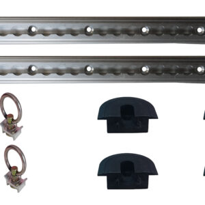 Recessed Flanged L-Track Rail Kit, 1.2 m, 2-Pack - 2003