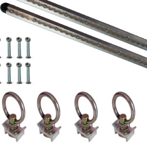 Angled L-Track Tie-Down Rail Kit, 1.2 m, 2-Pack - 2004