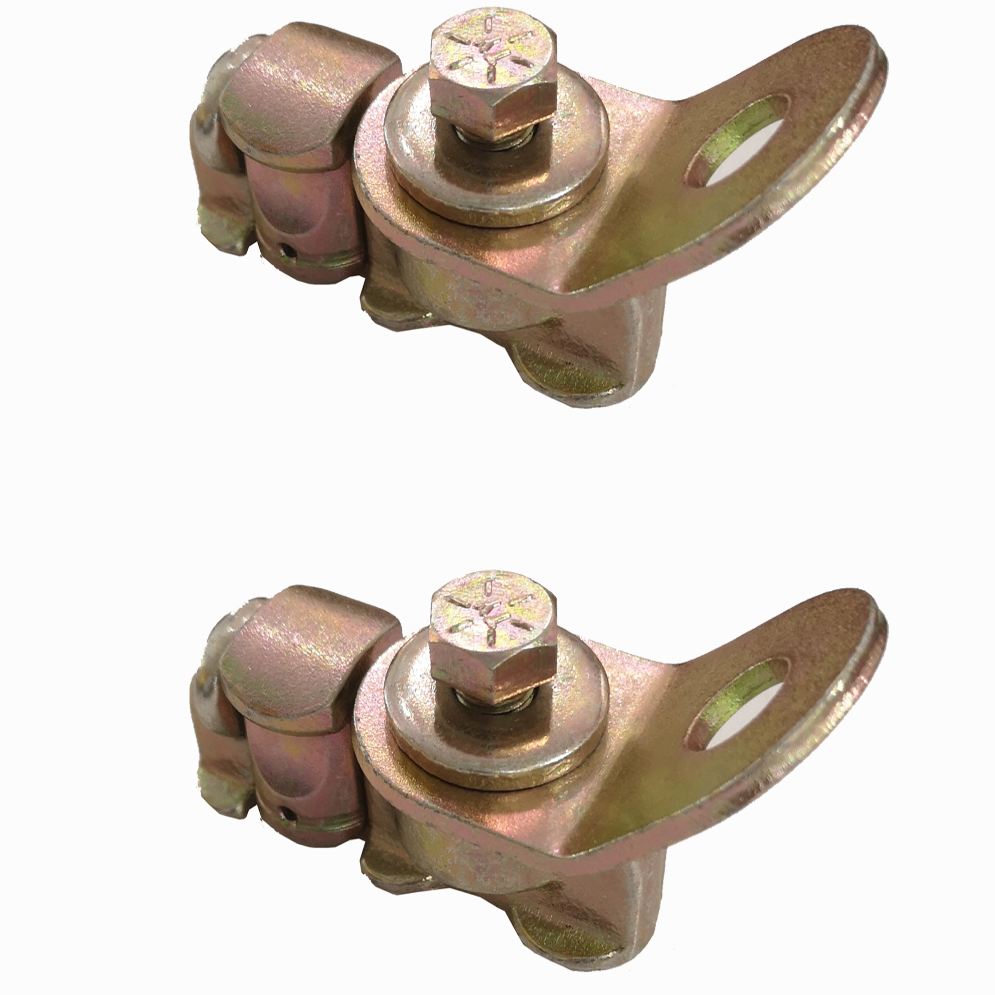Threaded Double-Stud L-Track Fitting with Swivel Plate, 2-Pack - 3001