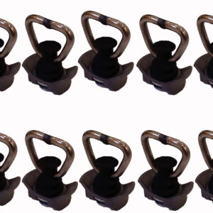 Single-Stud L-Track Fitting with Stainless D-Ring, 10-Pack - 3002