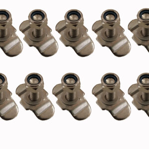 L-Track Stud Fittings with M8 x 30 Bolts, 10-Pack - 3004