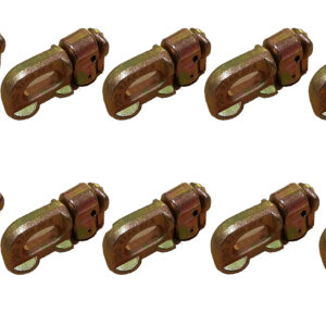 Double-Stud L-Track Fittings without Ring, 10-Pack - 3005